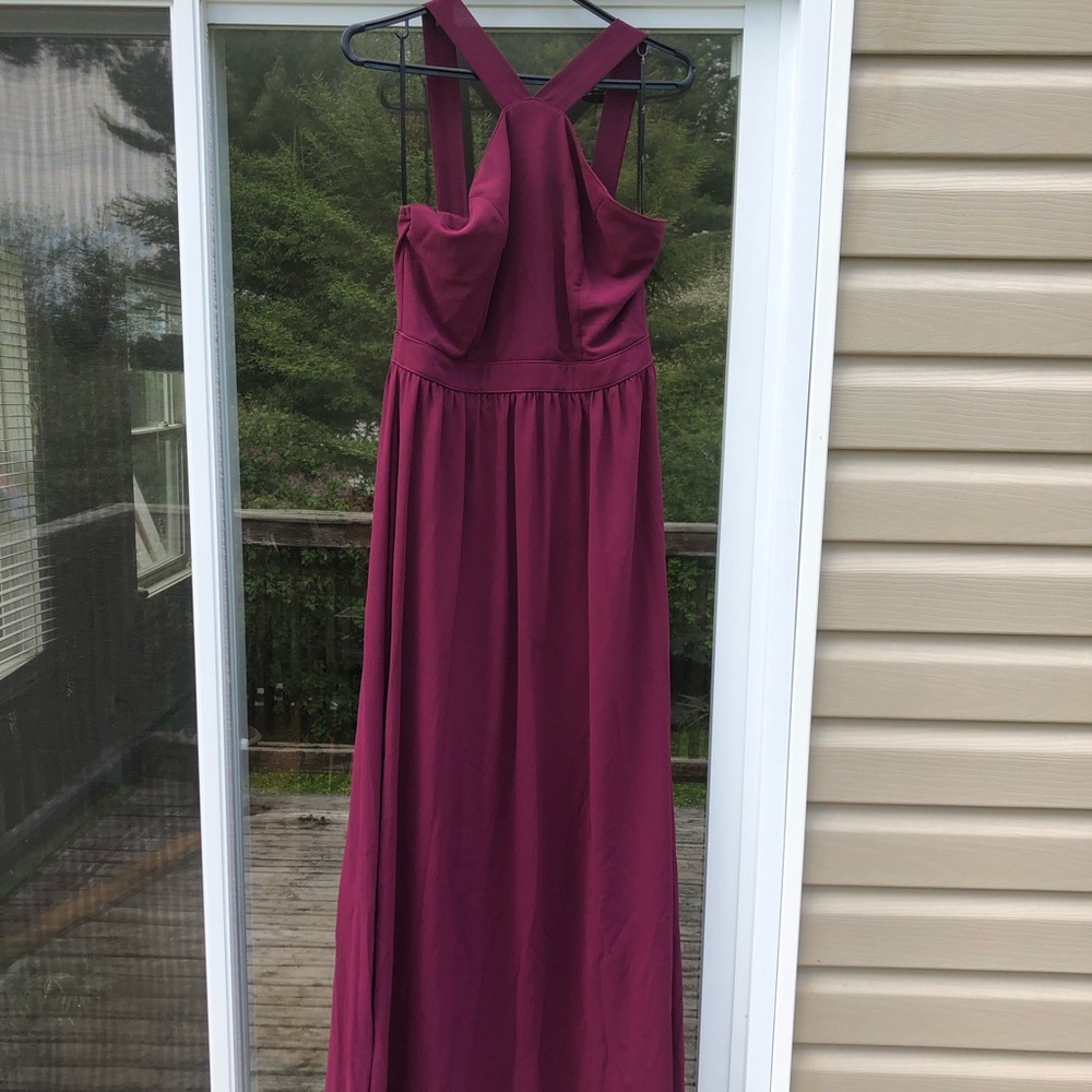 Lulus Burgundy Formal Dress